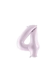 PartyDeco Balon foliowy 4 fioletowy 72cm