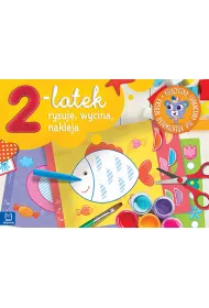 2-latek rysuje wycina i nakleja
