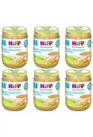 Hipp Rosoek z kluseczkami i indykiem po 7. miesicu zestaw 6 x 190 g Bio