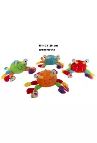 Krab grzechotka 28cm MIX Sun-Day