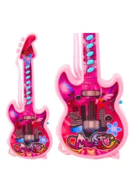 LeanToys Gitara elektryczna r�owa 29cm