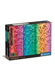 Puzzle 1000 el. Compact Colorboom Pixel Clementoni