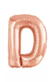 Amscan Balon foliowy litera D r�owe z�oto 62x86cm
