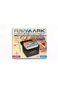 Rawmark Promarkery alkoholowe purePRO 80 kolorw + etui 80 szt.