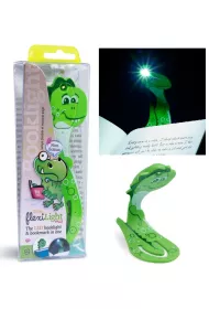 Thinking Gifts Lampka do ksi��ki Dinozaur zielony Flexilight PALS