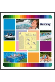 Wodoodporne �atki naprawcze do basen�w, materaca Bestway