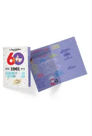 Kukartka Karnet B6 PR-304 Urodziny 60 2021
