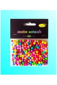 Galeria Hobby Koraliki okr�g�e kolorowe 6mm, 22g