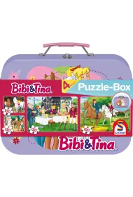 Puzzle 2x100 + 2x150 W walizce - Bibi & Tina Schmidt