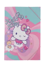 Patio Coolpack, Teczka A3/PP p�aska na gumk� Hello Kitty - Pink 1 (20189PTR)