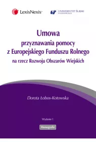 Umowa przyznawania pomocy z Europejskiego Funduszu Rolnego na rzecz Rozwoju Obszar�w Wiejskich