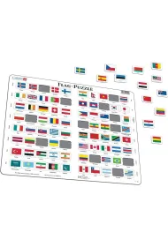 Puzzle 80 el. Flagi Larsen