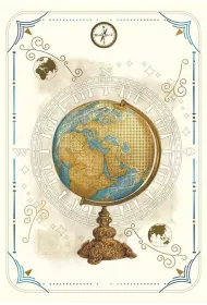 DaVinci Karnet + koperta Globus 12x18cm
