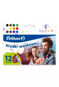 Pelikan Kredki woskowe 12 szt.