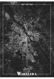 Plakat dekoracyjny - Warszawa 58x648 mm
