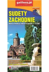 Sudety Zachodnie. Mapa atrakcji turystycznych 1:75 000