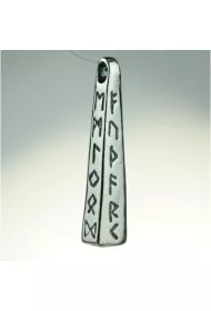 Sotis Obelisk runiczny, oksydowany Ag925, 7g