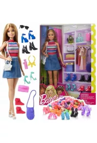 Barbie Blondynka z akcesoriami FVJ42 Mattel