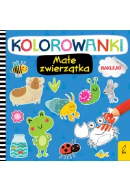 Kolorowanki z naklejkami. Ma�e zwierz�tka