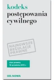 KPC Kodeks post�powania cywilnego. Stan prawny na 01.09.2015