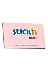 Stickn Notes samoprzylepny pastelowy 12.7 x 7.6 cm rowy