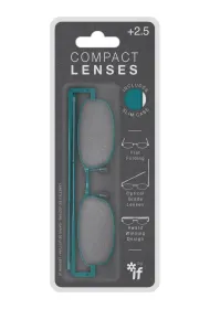 Compact Lenses Okulary +2.5 mix kolor�w + etui
