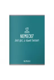 Herlitz Zeszyt A5 Niemiecki? Jest gut, a nawet besser! kratka 60 kartek