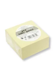 Penword Kostka samoprzylepna pastel ��ty 76x76mm 400 kartek