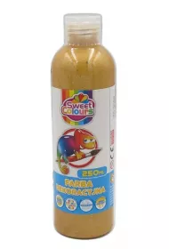 Sweet colours Farba dekoracyjna brokatowa z�ota 250ml
