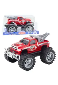 Teren�wka ratunkowa z nap�dem na ty� czerwona 27cm LeanToys