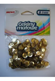 Cekiny matowe M100 8mm, 10g