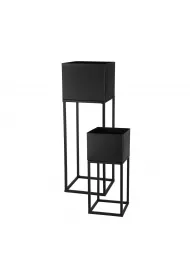 ProGarden Komplet metalowych kwietnikw 2 szt.