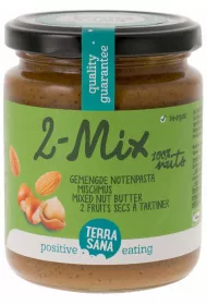 Terrasana Krem orzechowy mix (2 orzechy) solony 250 g Bio