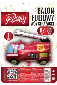 GoParty Balon foliowy W�z stra�acki 82x81cm