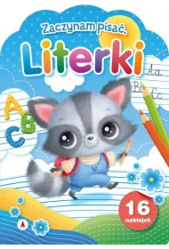 Ksi��ka edu. A4  Naklejki Zaczynam pisa�. Literki SKRZAT 077100