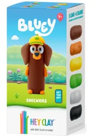 Hey Clay - Figurka Bluey Snickers + akces 5pak
