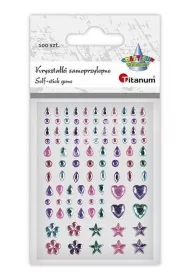 Titanum Kryszta�ki samoprzylepne �ezki mix 100 szt.