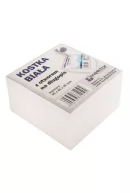 Wektor Kostka klejona, otw�r na d�ugopis bia�y 85x85 mm, 5cm
