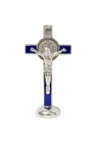 Krzy� stoj�cy niebieski 8cm