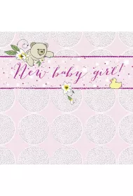 Clear Creations Karnet Swarovski kwadrat CL0219 Narodziny mi�