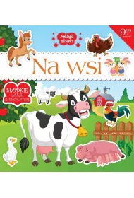 Naklejki iskierki z brokatem. Na wsi