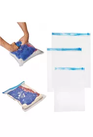 Worki prniowe rolowane na ubrania 9 sztuk 3 rozmiary 35x50cm, 40x50cm, 50x70cm
