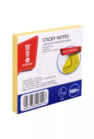 MemoBe Bloczek samoprzylepny ��ty 75x75mm 100 kartek