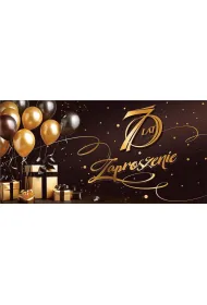 AbCard Zaproszenie na 70 Urodziny Z188 (5 szt)