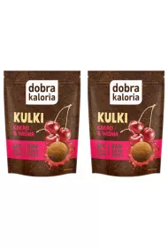 Dobra Kaloria Kulki mocy kakao i winia Zestaw 2 x 58 g