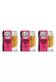 So Food Kurczak w czerwonym curry z ryem zestaw 3 x 330 g