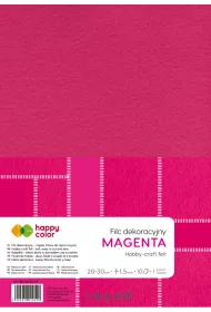 Happy Color Filc dekoracyjny magenta 10 szt.