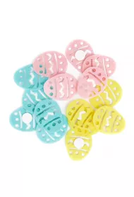 dpCraft Naklejki z filcu a�urowe jajka 3,5 cm