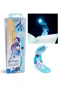 Thinking Gifts Flexilight Pals Unicorn Blue - Lampka do ksiki