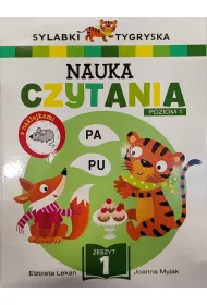 Sylabki Tygryska. Nauka czytania zeszyt 1